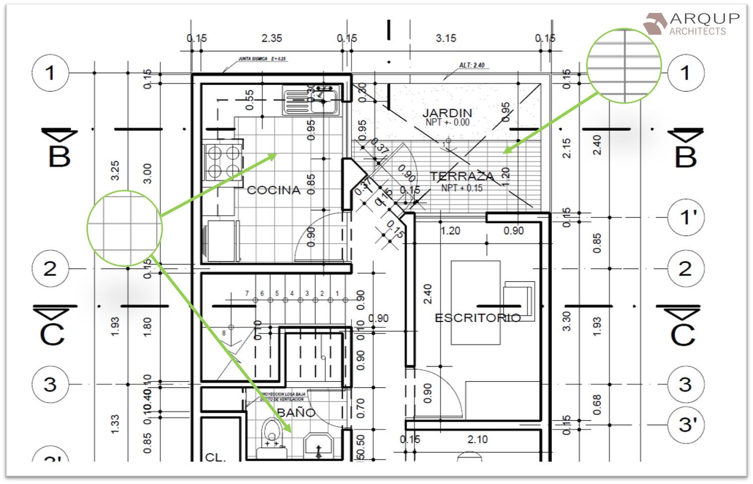 Galería de Cine y espacios de proyección ejemplos de arquitectura en planta y sección 12